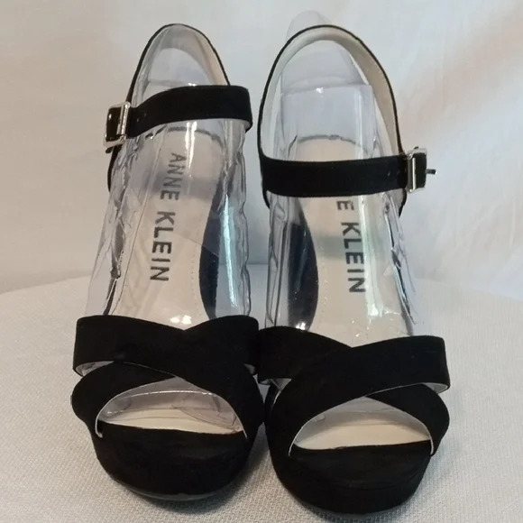 Anne Klein Black LALIMA Strappy Sandals - Picture 4 of 16
